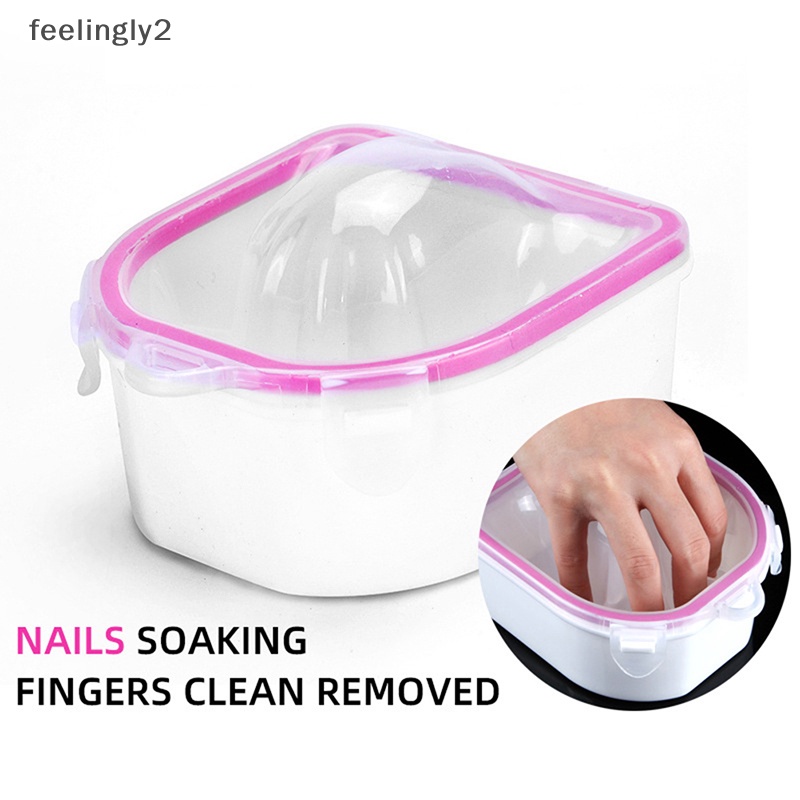 Bát Ngâm Móng Tay Bằng Nhựa Dày Tiện Dụng