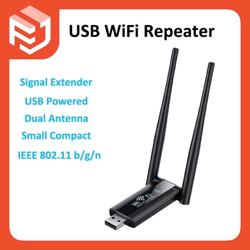 Thiết Bị Lặp Sóng WiFi Cổng USB Kép 300Mbps | BigBuy360 - bigbuy360.vn