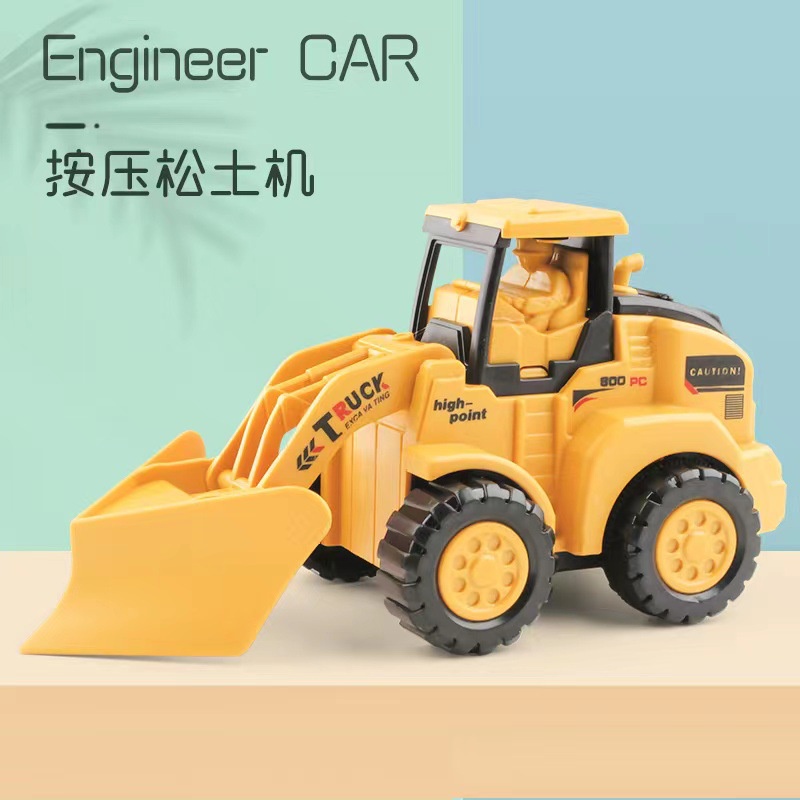 Đồ Chơi Xe Công Trường Trượt Lưng Vui Nhộn Cho Bé Trai