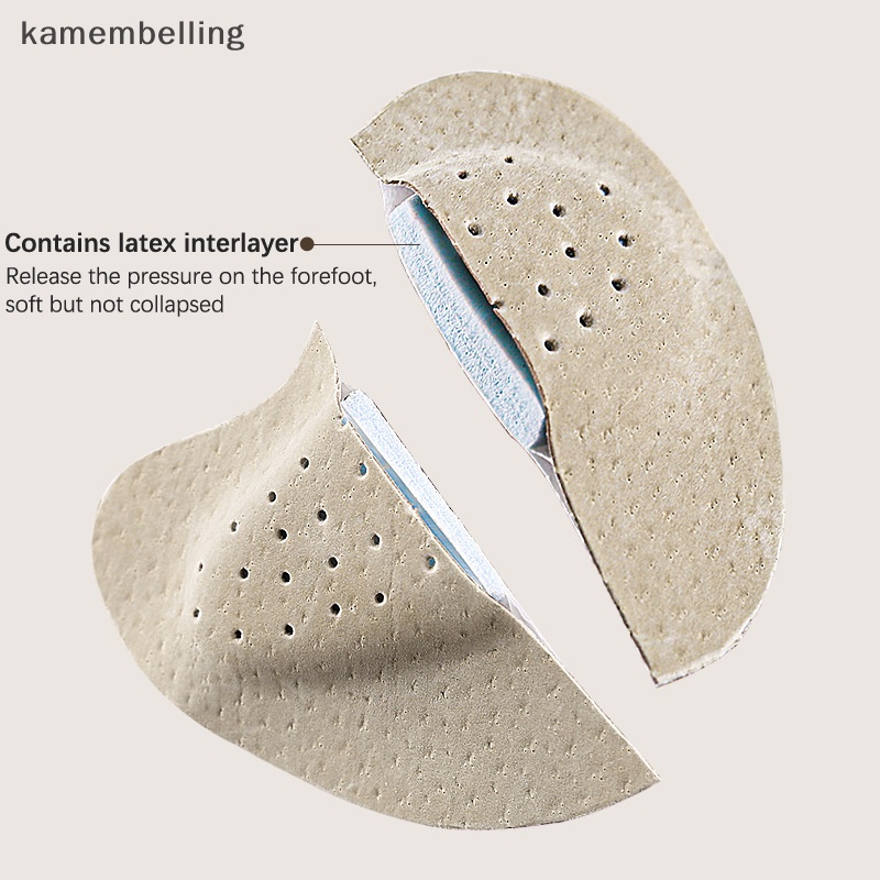 1 Cặp Miếng Da Lót Giày Cao Gót Chống Trượt Thấm Hút Mồ Hôi Thoáng Khí Dành Cho Nữ