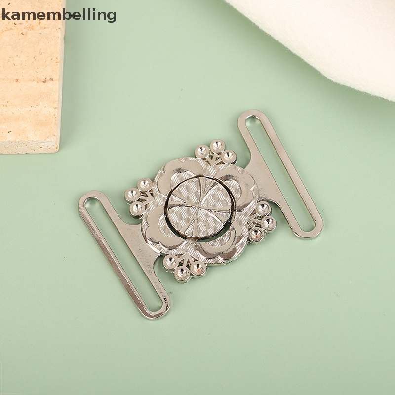 1 Bộ Khóa Thắt Lưng Bằng Kim Loại Hình Hoa 30 / 35 / 40mm EN