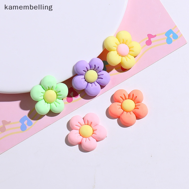 Set 10 Kẹp Tóc Hình Hoa Hướng Dương Có Nam Châm Hít Tủ Lạnh / Điện Thoại DIY