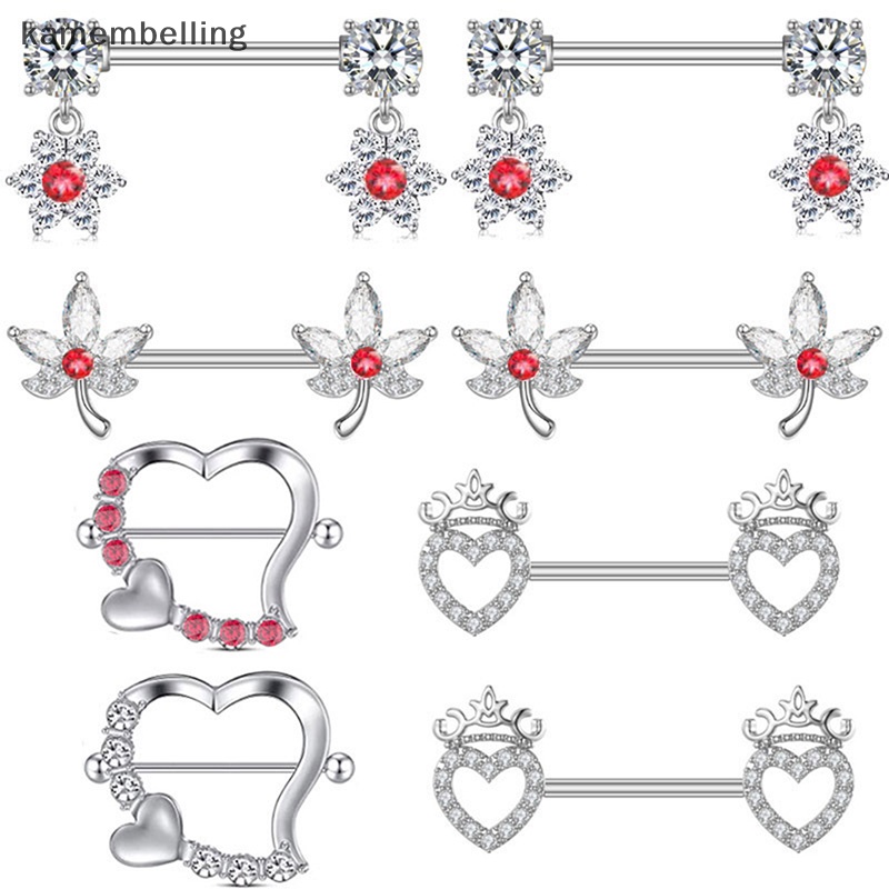 1 Khuyên Nhũ Hoa Đính Đá Thời Trang Cho Nữ
