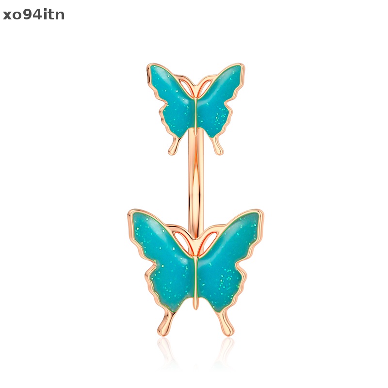 Khuyên Rốn Hình Bướm Bằng Thép Không Gỉ Cho Nữ