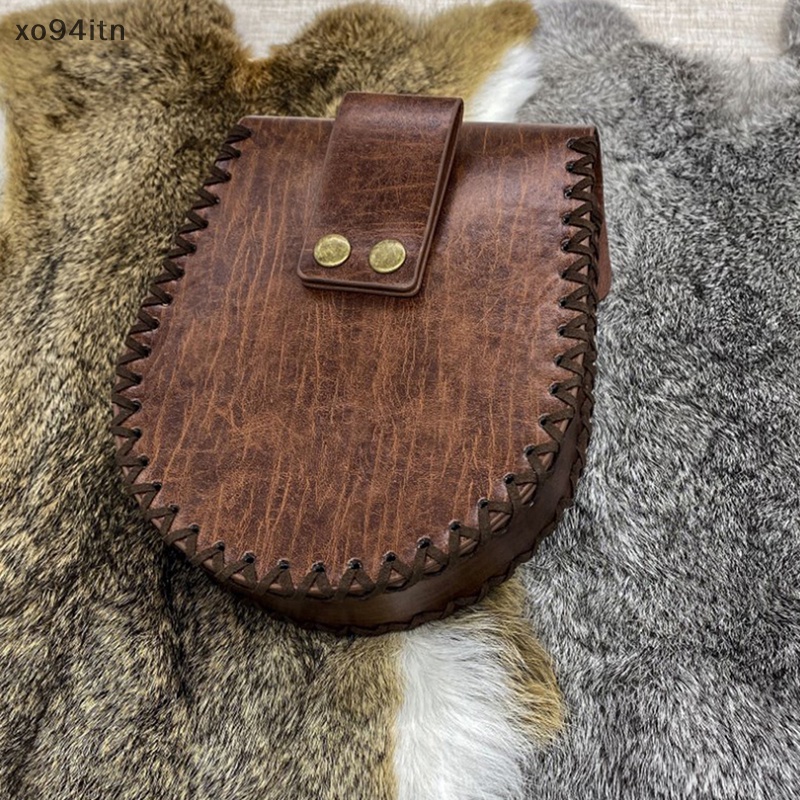 Túi Da Đựng Tiền Đeo Thắt Lưng Phong Cách Thời Trung Cổ