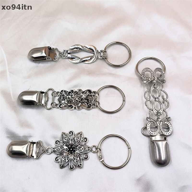 Kẹp Nón Da Bằng Kim Loại Tiện Dụng Mang Theo Du Lịch Cắm Trại