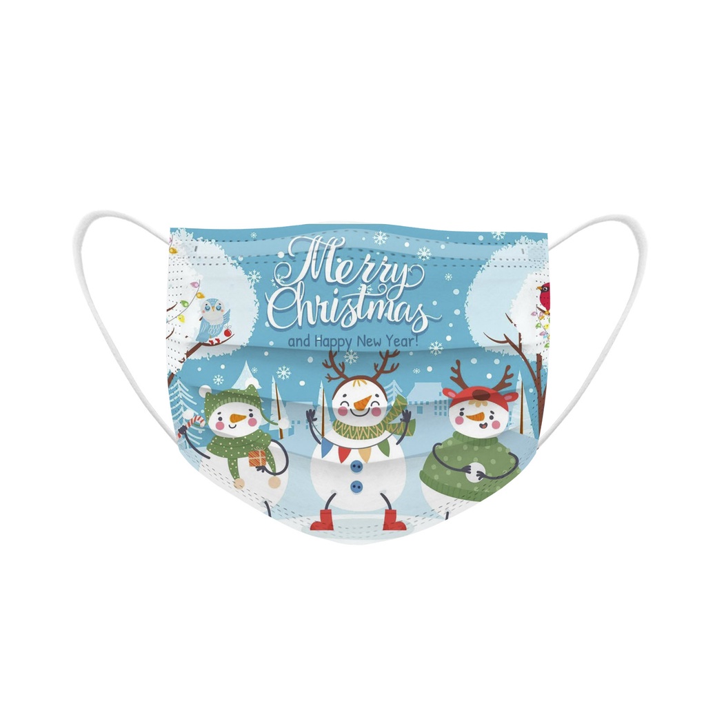 Khẩu Trang In Họa Tiết Hoạt Hình Anime Dùng Một Lần Dành Cho Cặp Đôi