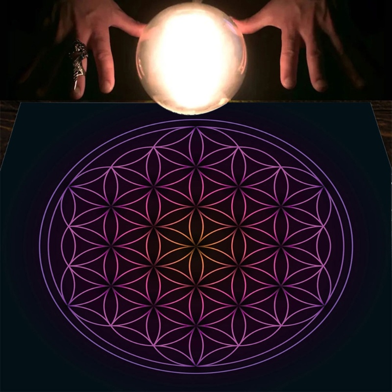 Khăn Trải Bàn Bài Tarot In Hình Astrology Oracles Độc Đáo