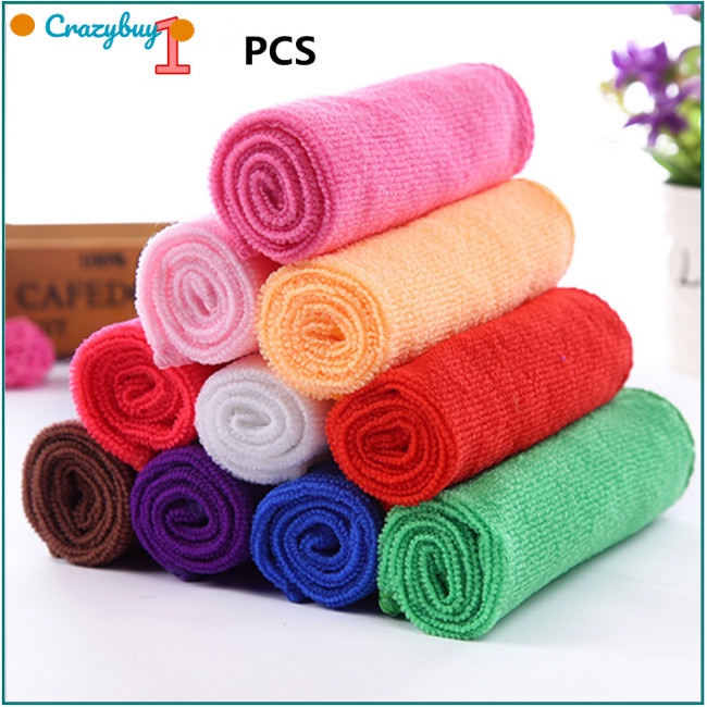 Cr Khăn Lau Tay Mềm Mại Thấm Hút Tốt Nhanh Khô Hình Vuông 25 X 25cm