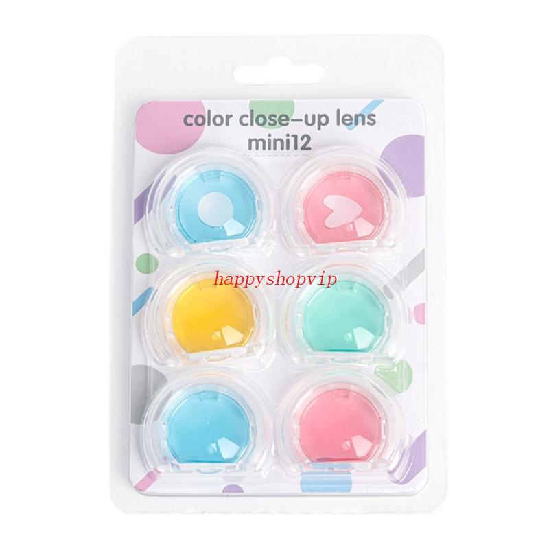 Set 6 Phim Dán Bảo Vệ Ống Kính Máy Ảnh Mini # 12