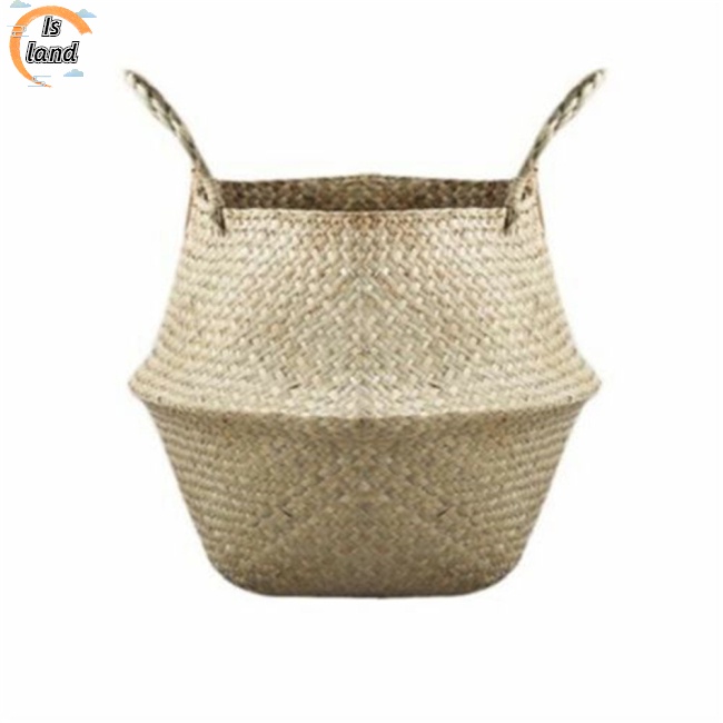 Giỏ Hoa / Quần Áo Bẩn Đường Kính Trung 11cm Màu Sắc Tự Nhiên