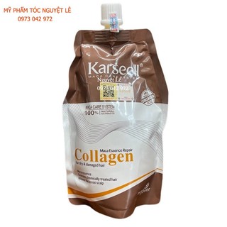 Kem hấp dầu ủ tóc Collagen Karseell Maca Essence Repair Ý 500ml - chính hãng