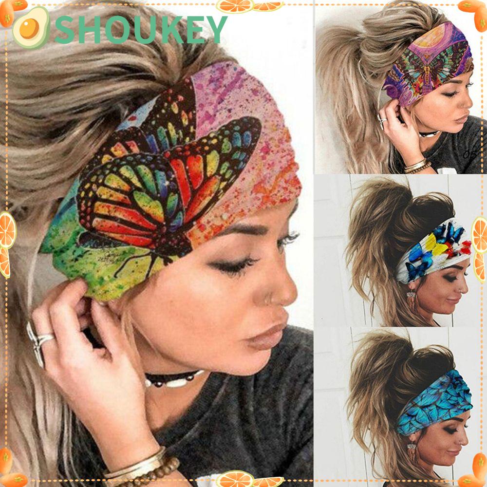 Băng Đô Thể Thao Co Giãn Bản Rộng 10 Kiểu SHOUKEY