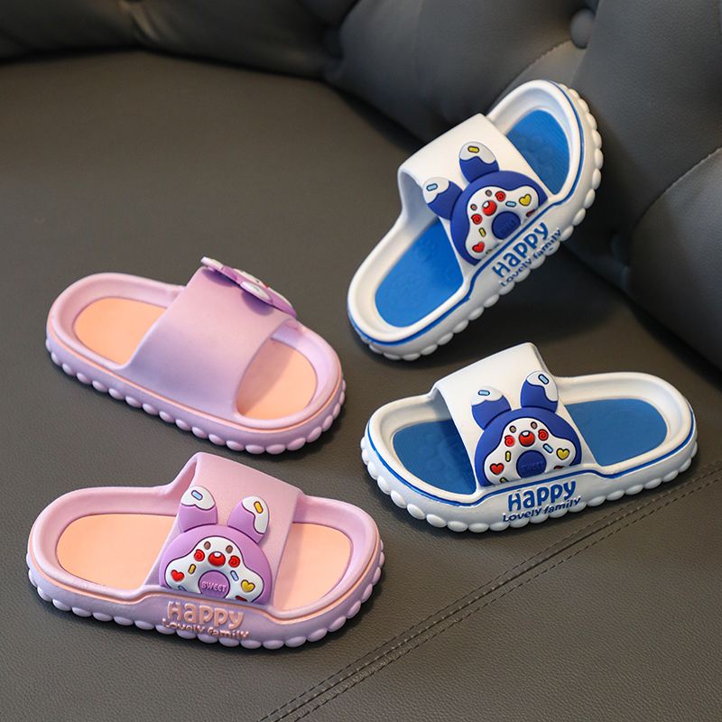 Dép Đi Trong Nhà Đế Bằng Siêu Mềm Thời Trang Xuân Hè Xinh Xắn Cho Bé Gái