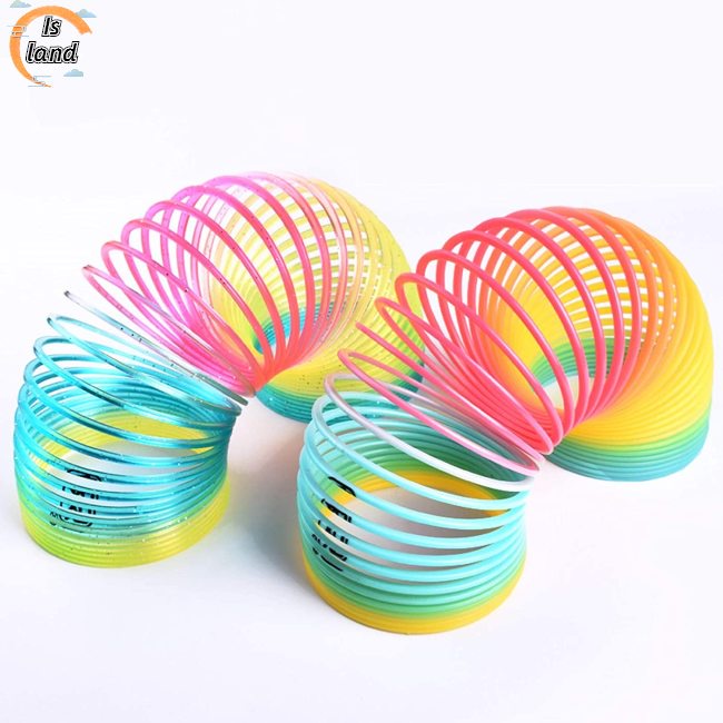 [IS] Đồ Chơi Vòng Lò Xo Ma Thuật Nhiều Màu Sắc Phù Hợp Với Mùa Xuân Nóng Bỏng Cho Bé