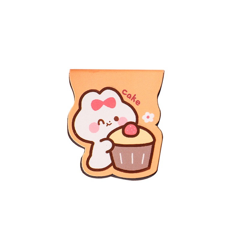 Thẻ Đánh Dấu Trang Sách Hai Mặt Từ Tính Họa Tiết Hoạt Hình Tinh Tế WJ295