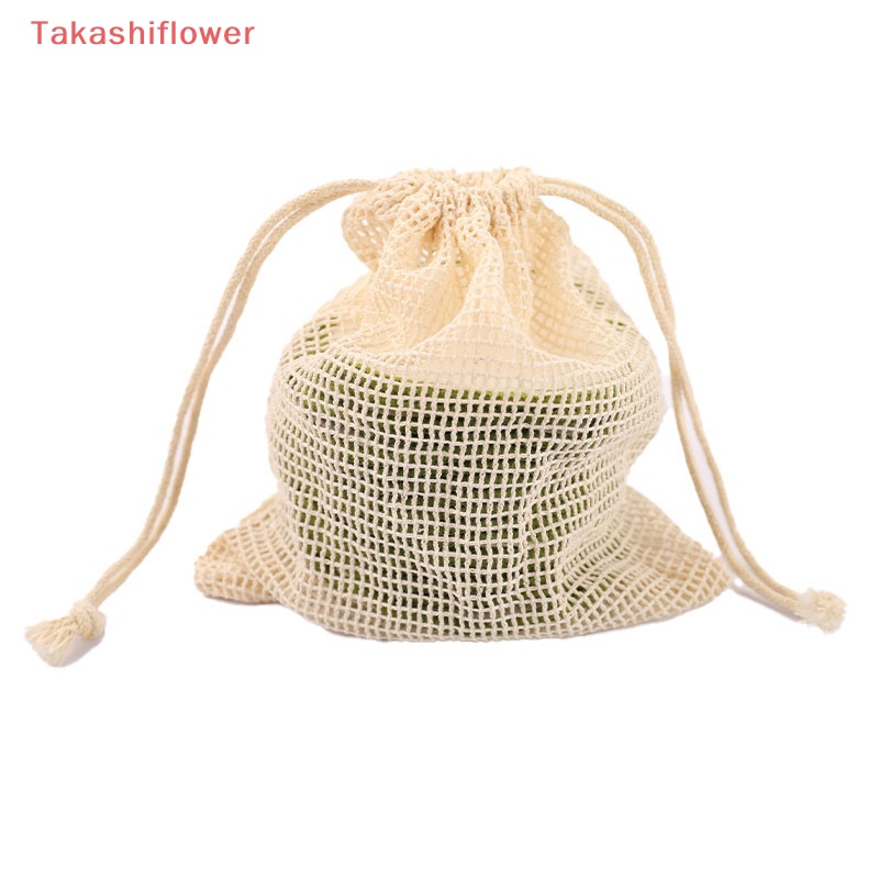 Túi Lưới Cotton Tẩy Trang Tái Sử Dụng Tiện Lợi