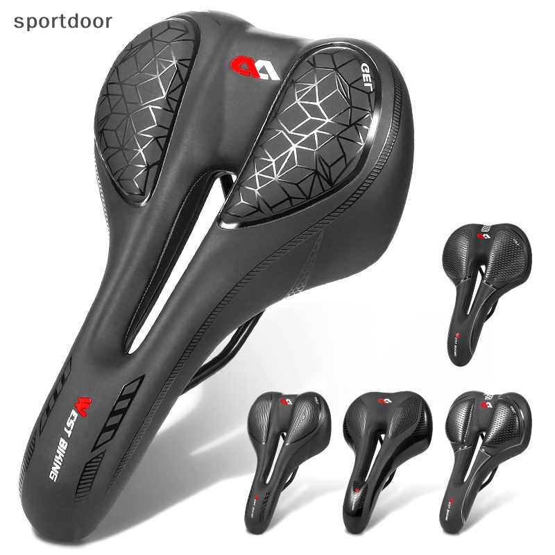 Yên Xe Đạp Leo Núi MTB Bằng Da PU Thoải Mái Chống Sốc