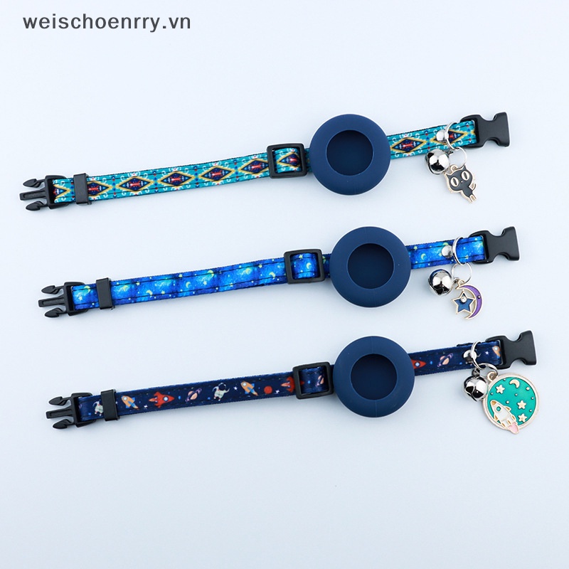 Vòng Cổ Có Thể Điều Chỉnh Chống Thất Lạc In Họa Tiết Xinh Xắn Cho Thú Cưng