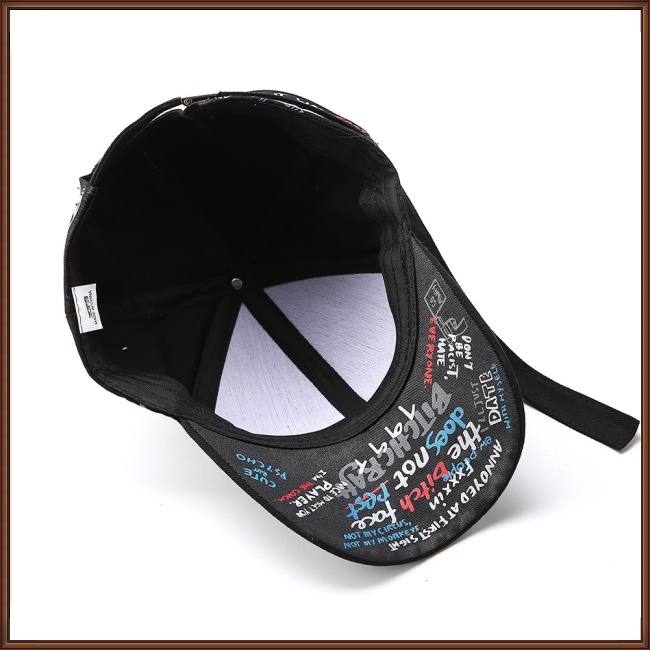 Mũ Lưỡi Trai Họa Tiết Graffiti Thời Trang Cho Nam Và Nữ