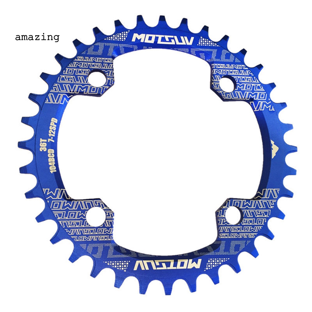 Bánh Xích Xe Đạp Leo Núi 32 / 34 / 36 / 38T 104BCD Bằng Hợp Kim Nhôm