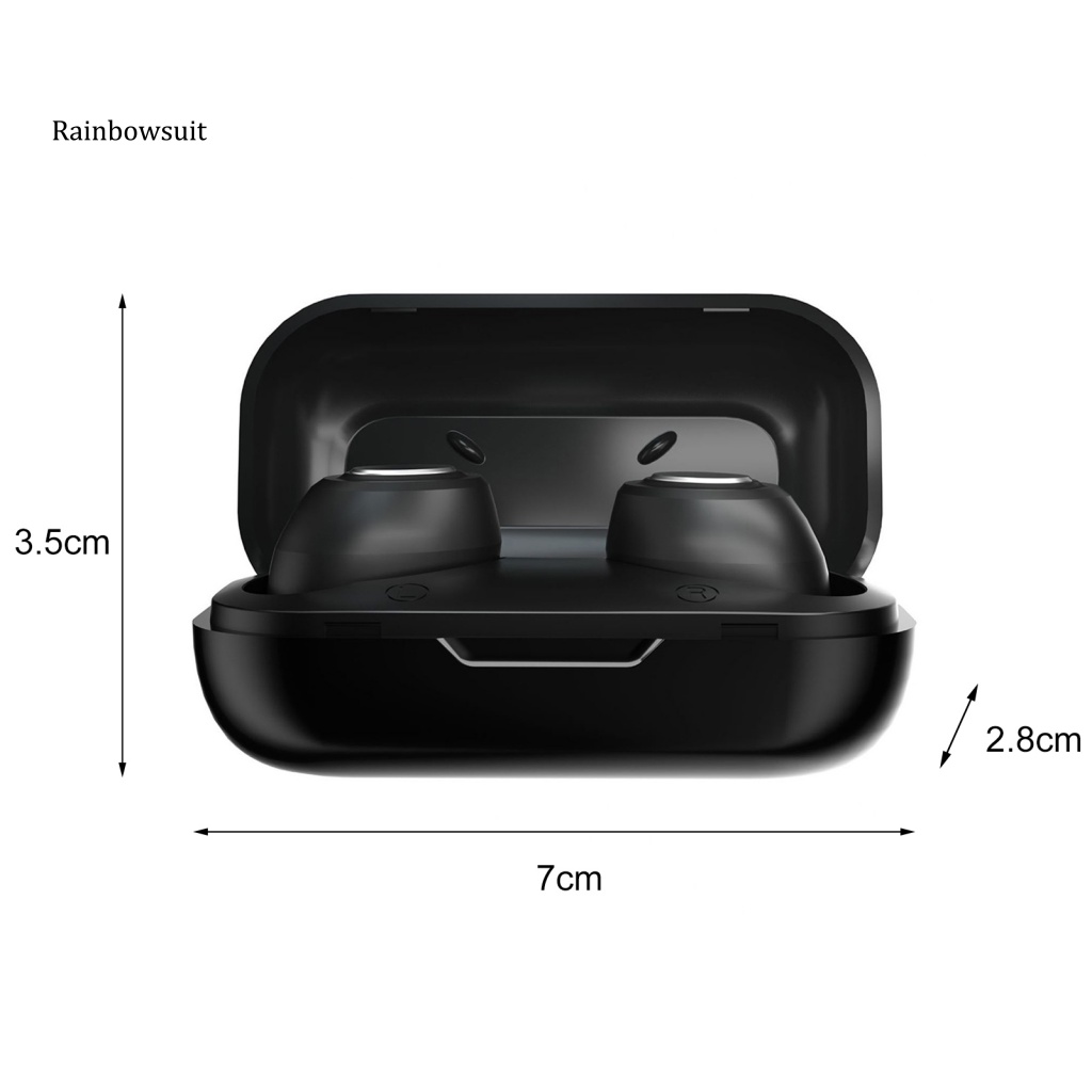 1 Bộ Tai Nghe Nhét Tai Không Dây Bluetooth Chống Nước IPX5 Có Nam Châm Ổn Định