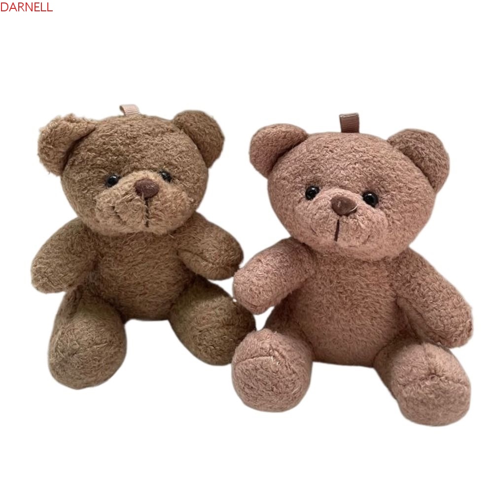 Móc Khóa Gấu Nhồi Bông 10cm Mềm Mại Đáng Yêu