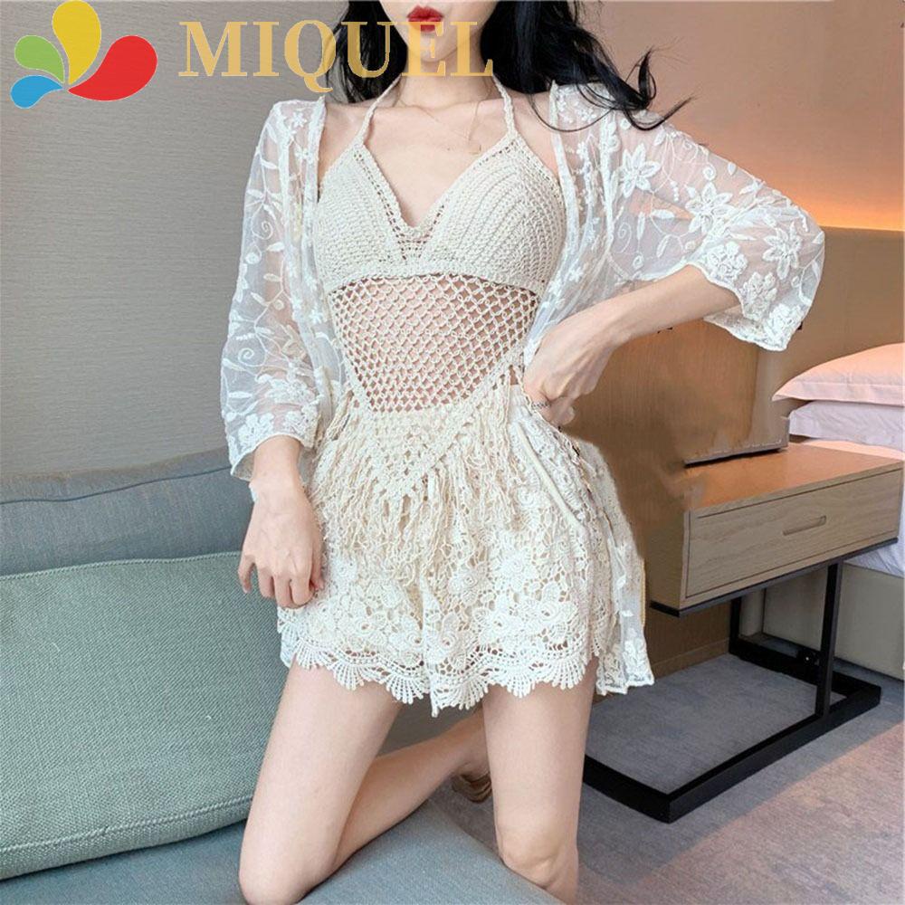 Áo Lót Dệt Kim Hở Lưng Phong Cách Boho Ngọt Ngào Cho Nữ