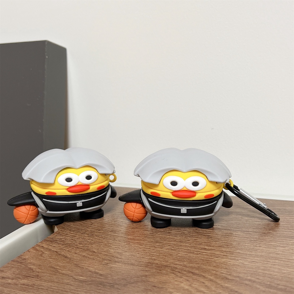 Vỏ Bảo Vệ Hộp Sạc Tai Nghe Không Dây bluetooth Baseus wm01 wm02 M2 W04 W04PRO W04 + W04PRO + E3 Bằng Silicon Mềm Hình Gà 3D