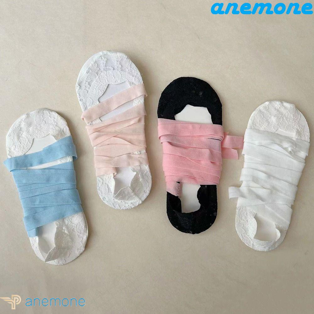 Anemone Vớ Thuyền Mỏng Nhẹ Thoải Mái Màu Sắc Đơn Giản Cho Nữ