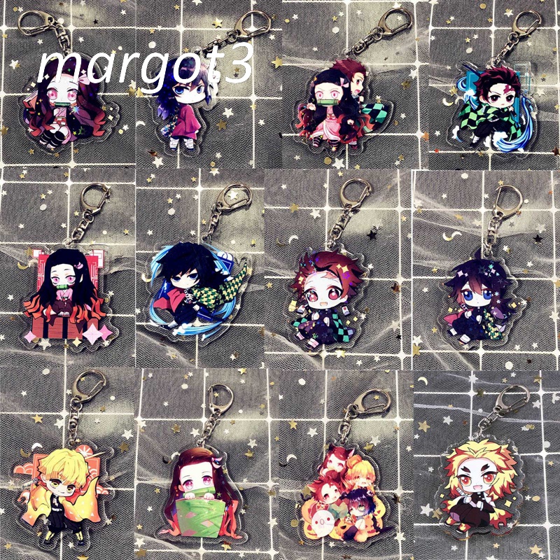 Móc Khóa Hoạt Hình Demon Slayer Bằng Acrylic