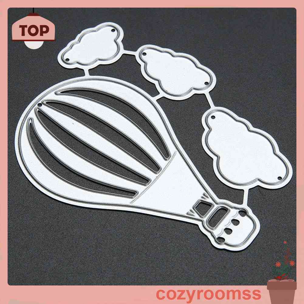 Khuôn Cắt Giấy Kim Loại Hình Khinh Khí Cầu Xinh Xắn