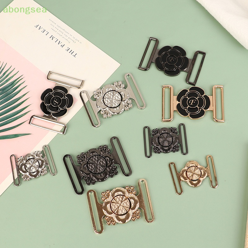 1 Bộ Khóa Dây Thắt Lưng Ba Lô 30 / 35 / 40mm Bằng Kim Loại Hình Hoa Có Thể Điều Chỉnh