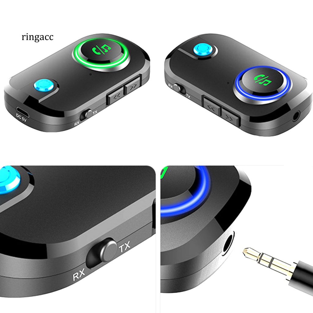 Thiết Bị Nhận Tín Hiệu Bluetooth 5.0 RGA 2 Trong 1 Cho Loa Xe Ô Tô Và Phụ Kiện