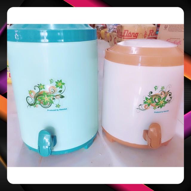 Bình nước giữ nhiệt to có vòi nước, quai xách - Bình ủ nhiệt 3946