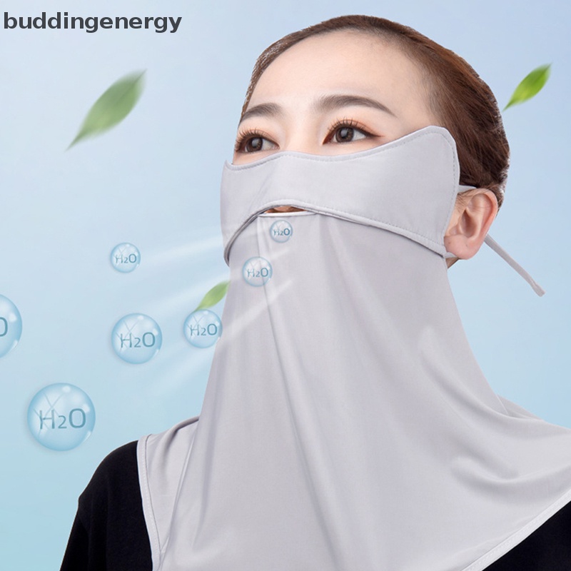 Khẩu Trang Lụa Lạnh Chống Tia UV Thoáng Khí Bảo Vệ Tai Và Cổ