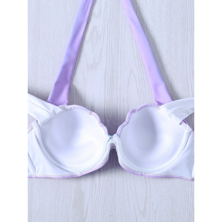 Hàng Mới Về bikini Nàng Tiên Cá Màu gradient Phong Cách Châu Âu