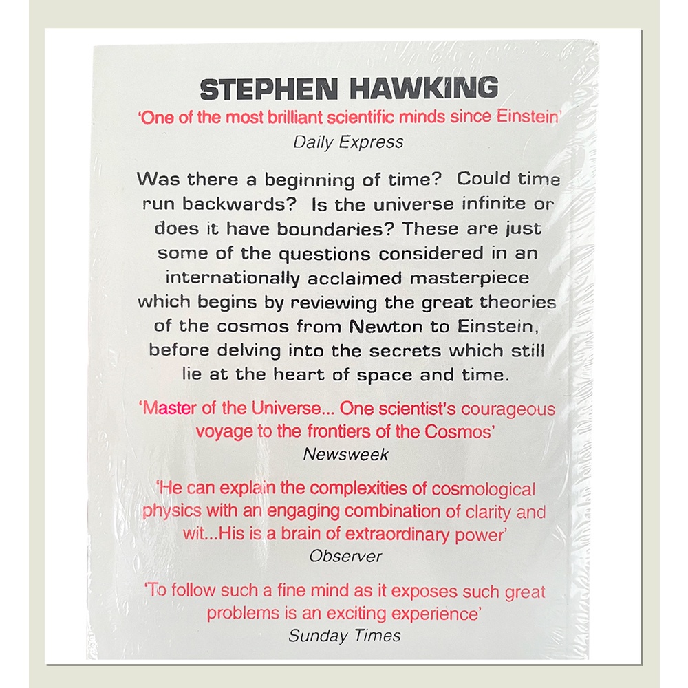 Lịch Sử Thời Gian Ngắn Stephen Hawking Hawking Youth Extracurricular Reading Lịch Sử Ngắn Một Lần Lịch Sử Thời Gian A Brief History of Time English Original Hawking Youth Extremecurricular Reading Youth