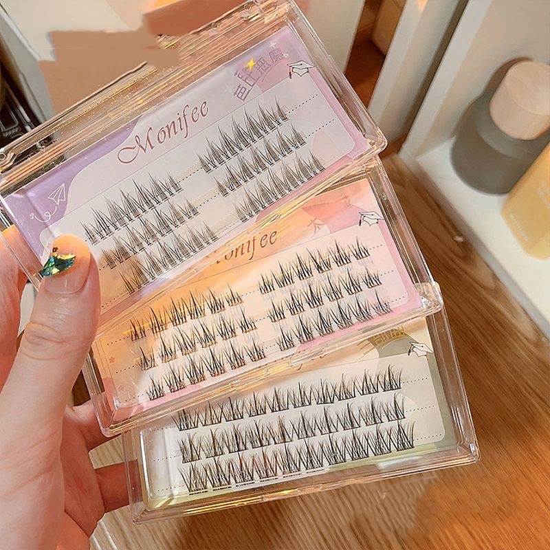 Monifee Lông Mi Giả Tự Nhiên Họa Tiết Hoạt Hình Xinh Xắn