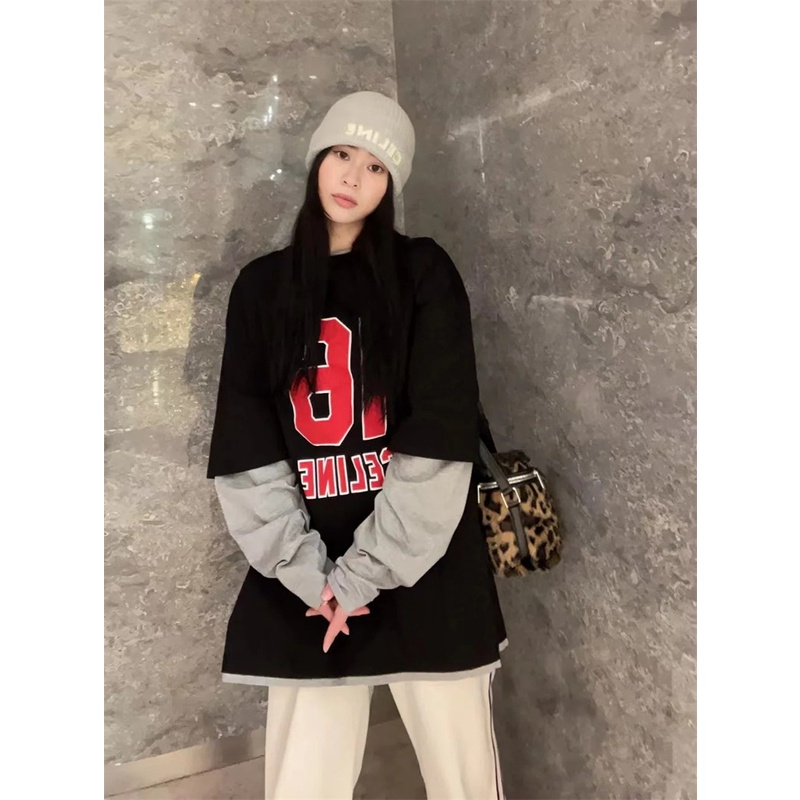 Áo Thun Tay Ngắn In Chữ CE-L88-Tyktyy 23ss Thời Trang