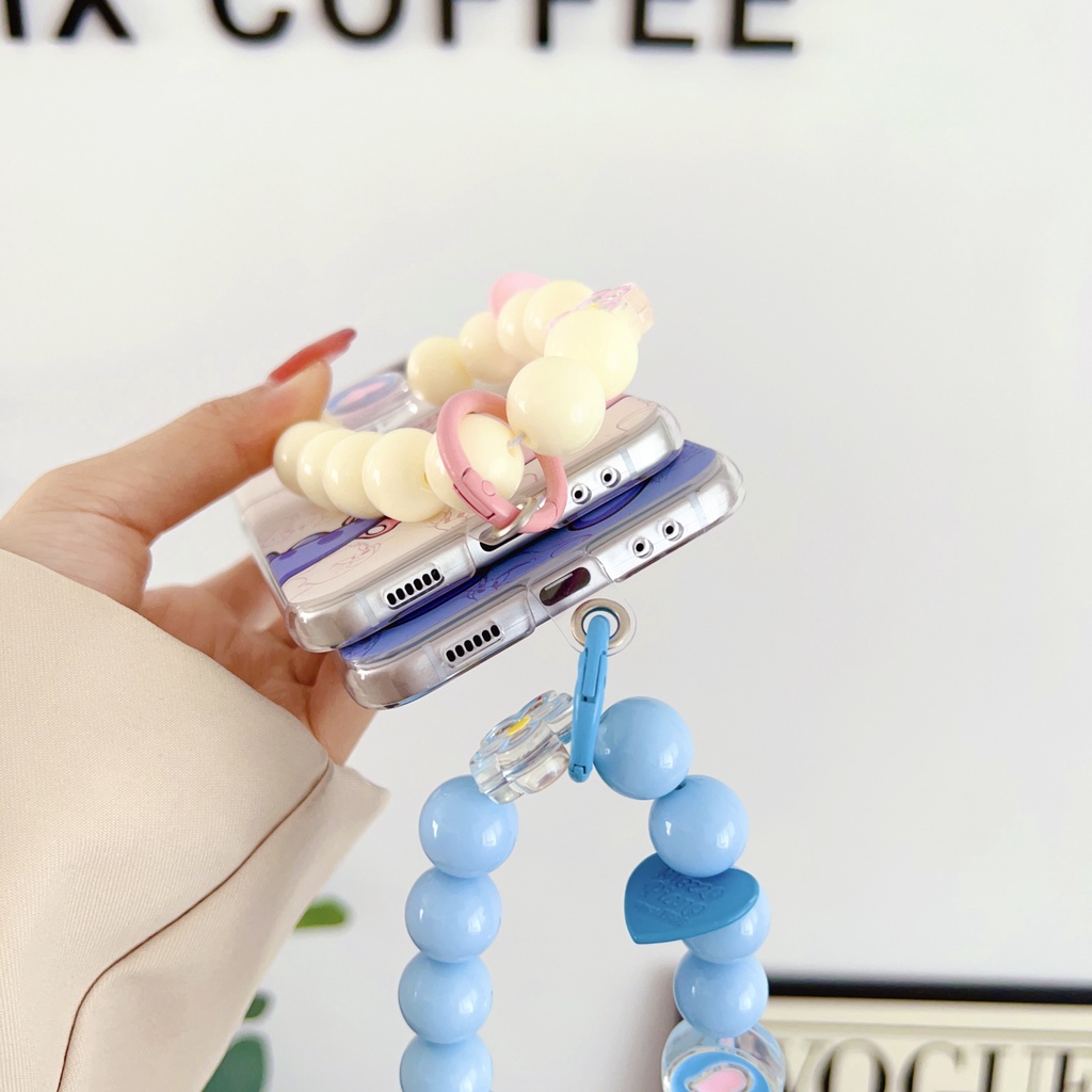 Ốp Điện Thoại PC Họa Tiết Hoạt Hình Dễ Thương Cho Samsung Galaxy Z Flip 4 Z Flip 3 Samsung Z Flip4 Z Flip3