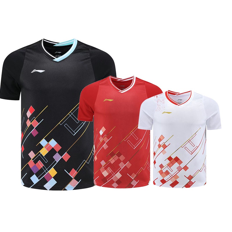 Li Ning Bộ Đồ Thể Thao Cầu Lông Bóng Chuyền Quần Áo Văn Hóa Nhanh Khô Thoáng Khí Phiên Bản Thi Đấu Mới 2023 Cho Nam Và Nữ