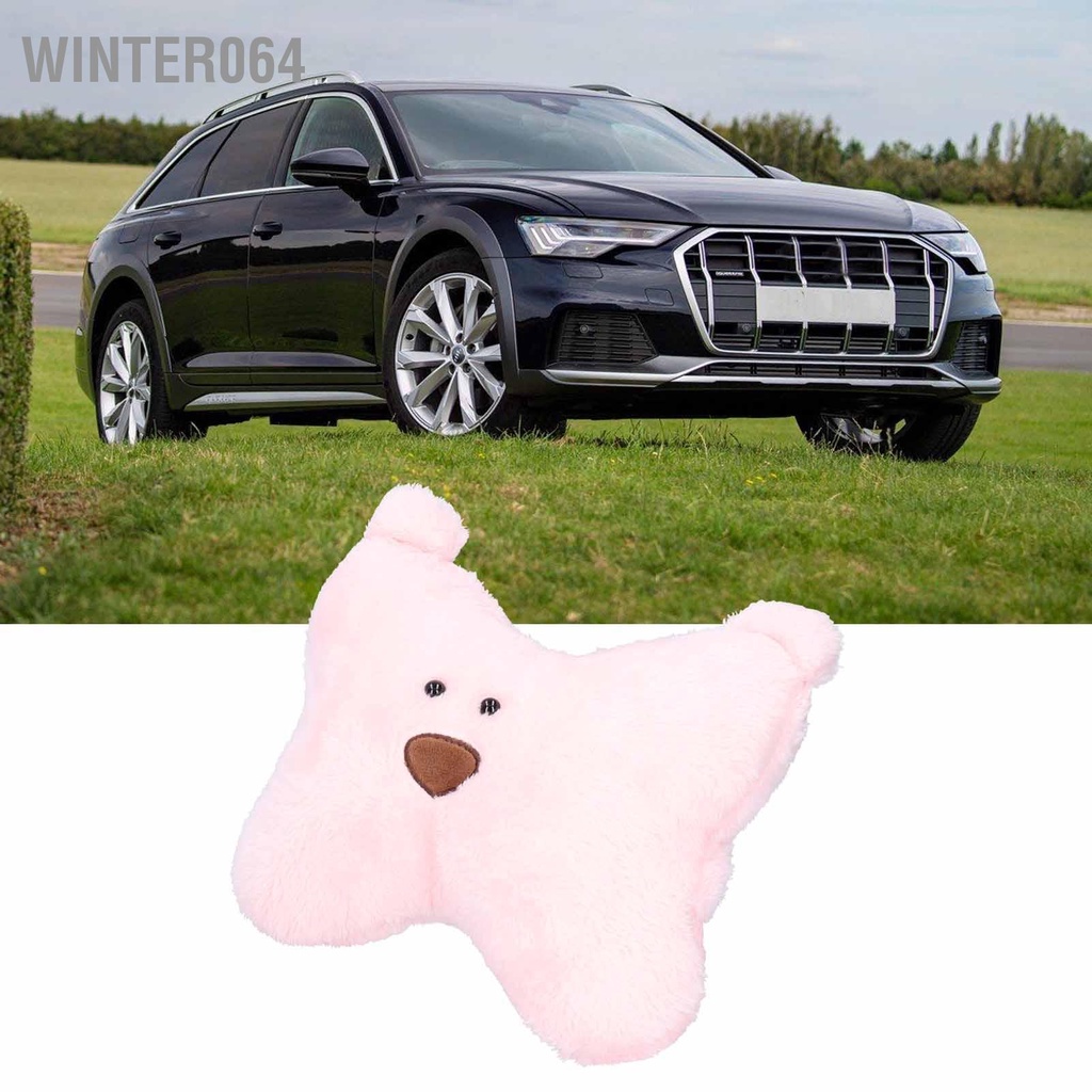 Winter064 Gối Tựa Cổ Hoạt Hình Gấu Dễ Thương Đệm Bông PP Sang Trọng Thoải Mái Cho Ghế Ô Tô