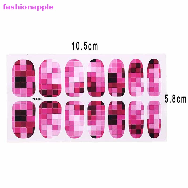 1 Tờ Miếng Dán Trang Trí Móng Tay Nghệ Thuật YSD056-YSD060 glory