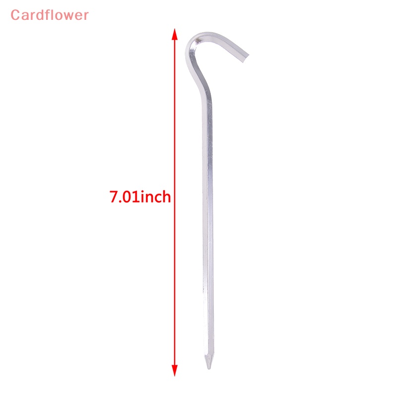 Bộ 5 Cọc Dựng Lều Bằng Hợp Kim Thép Cứng 7.01inch Mới