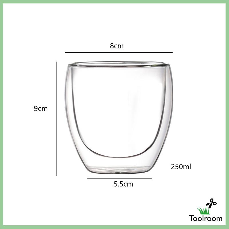 Cốc Uống Cà Phê Hai Lớp Cách Nhiệt Dùng Cho Espresso