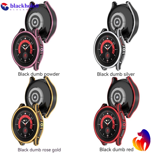 Ốp Bảo Vệ Bằng Silicone Kèm Kính Cường Lực Cho Đồng Hồ Samsung Watch5 / Watch5 Pro (40mm 44mm 45mm)