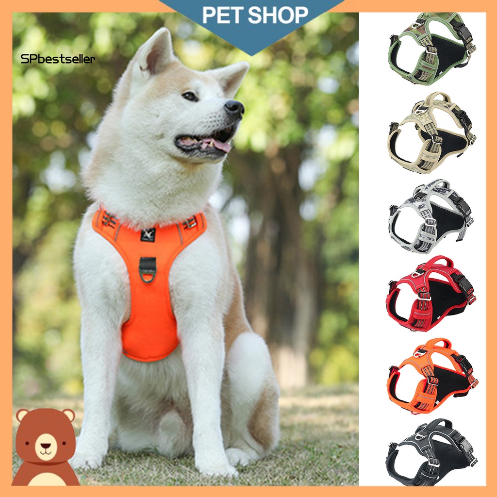 Dây Dắt Thú Cưng Đi Dạo Bằng Vải Oxford Chống Nổ Có Thể Điều Chỉnh