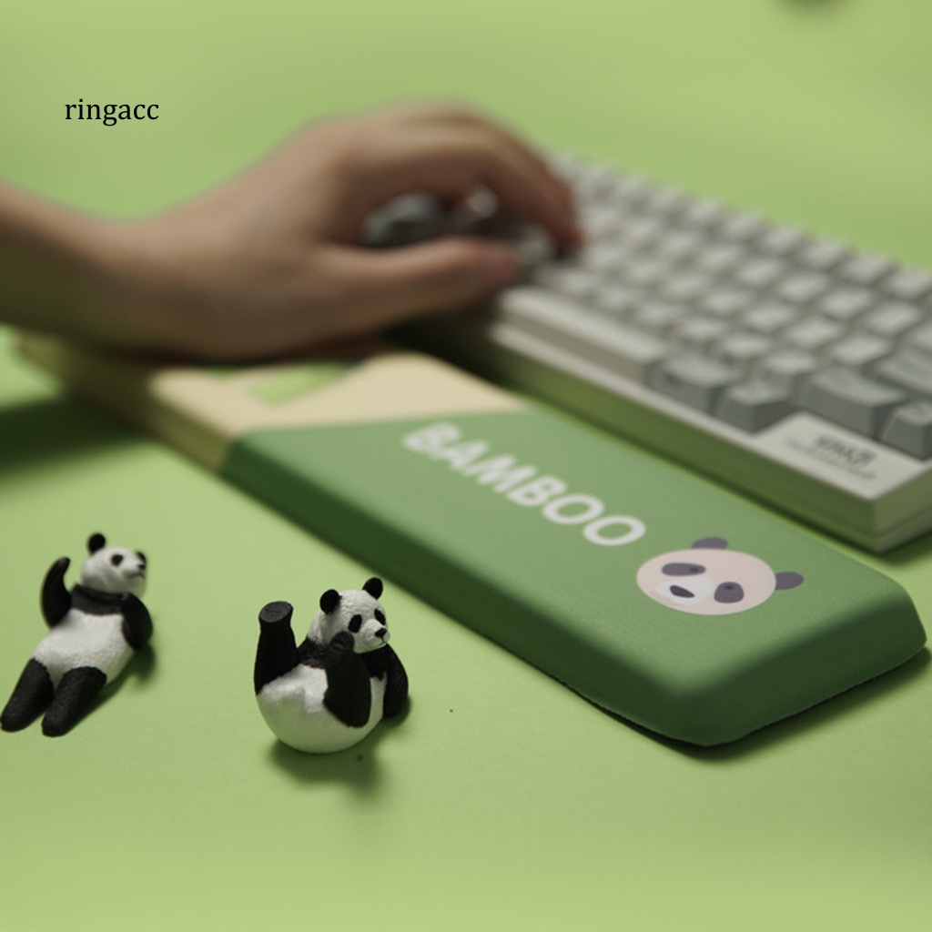 Tấm Lót Chuột Và Bàn Phím Silicone Chống Trượt Hình Gấu Trúc Hoạt Hình Dễ Thương