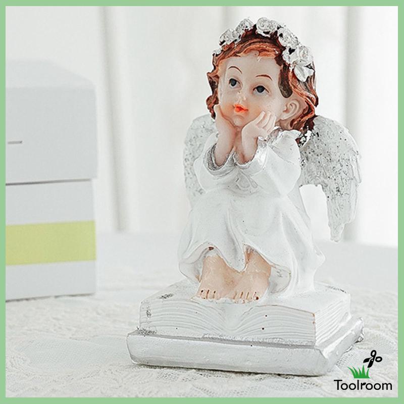 Mô Hình Thiên Thần Bằng Nhựa Resin Phong Cách Bắc Âu Làm Đạo Cụ Chụp Ảnh